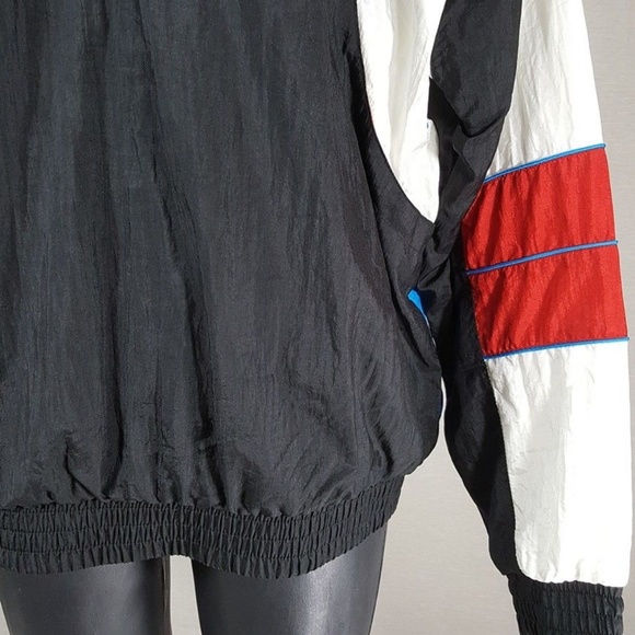 NEW Vintage Wilson Tennis Zip Up Jacket Colorblock Windbreaker L 80s NWT - Picture 8 of 8
